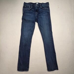 Edwin Maddox Slim Jeans Mens 31×32 Dark Wash‎ Blue Denim Pants Casual Faded